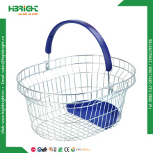 Metal Oval Round Wire Basket for Cosmetic Store